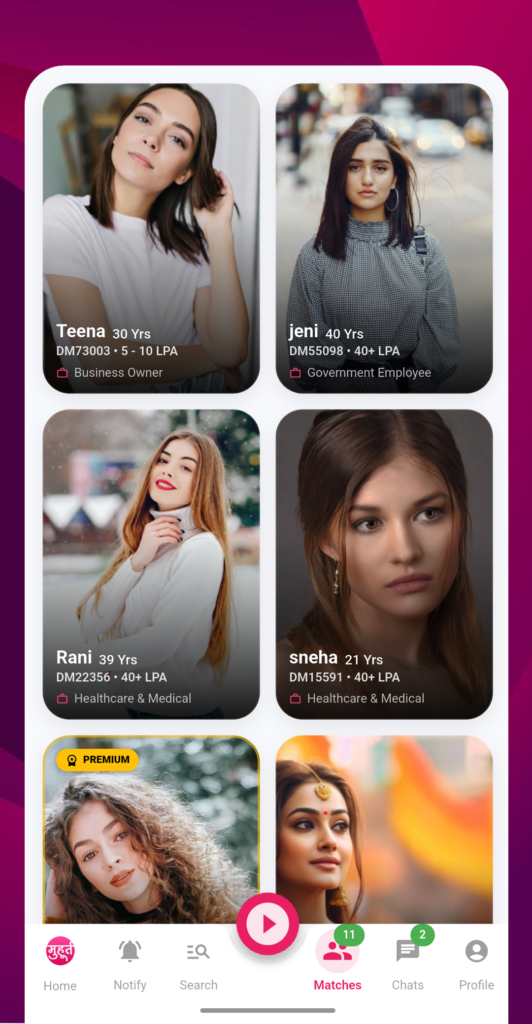 Free Matrimony App